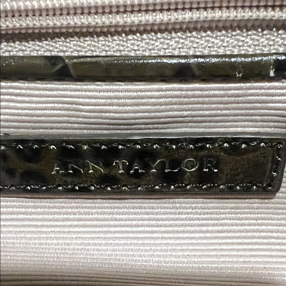 Ann Taylor Croc-Embossed Chain Shoulder Bag - Picture 7 of 7